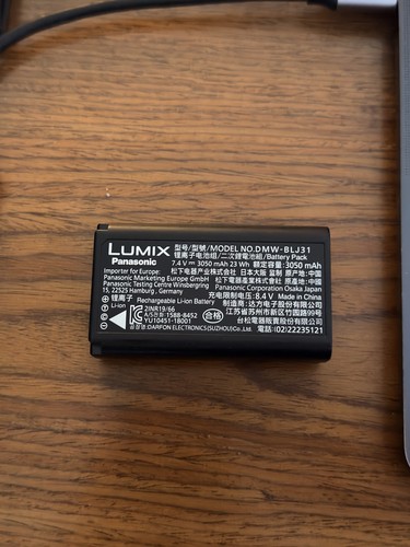 Batteria originale panasonic - batteria,