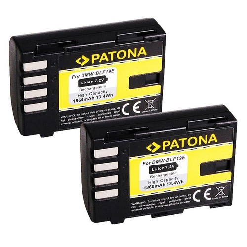 Batteria patona dmw blf19e - 2x, dmw-blf19e