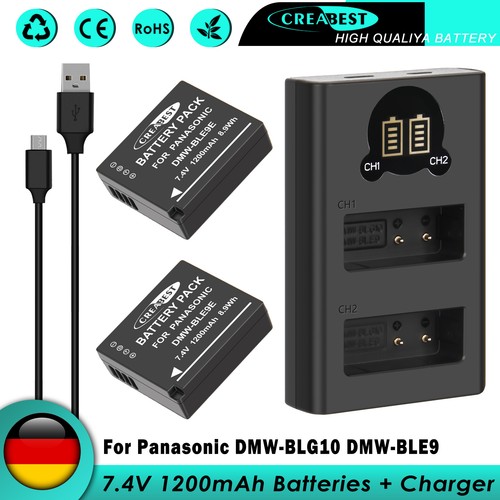 Batteria dmw ble9 - batteria, 7.4v